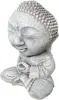  Product image 4 of the product “Nima - Sitting monk with big head, 30 cm H | cast stone ”